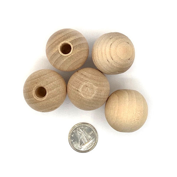 Dowel Cap Ball -1" (1/4" Hole)