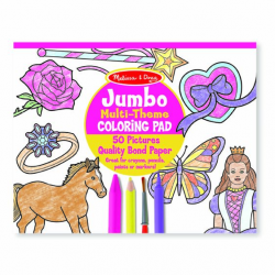 Jumbo Coloring Pad - Pink