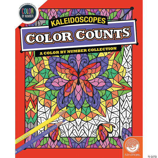 Color by Number Color Counts: Kaleidoscope