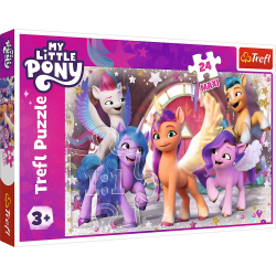 PUZZLE - MY LITTLE PONY - A HAPPY DAY OF PONIES - 24pcs