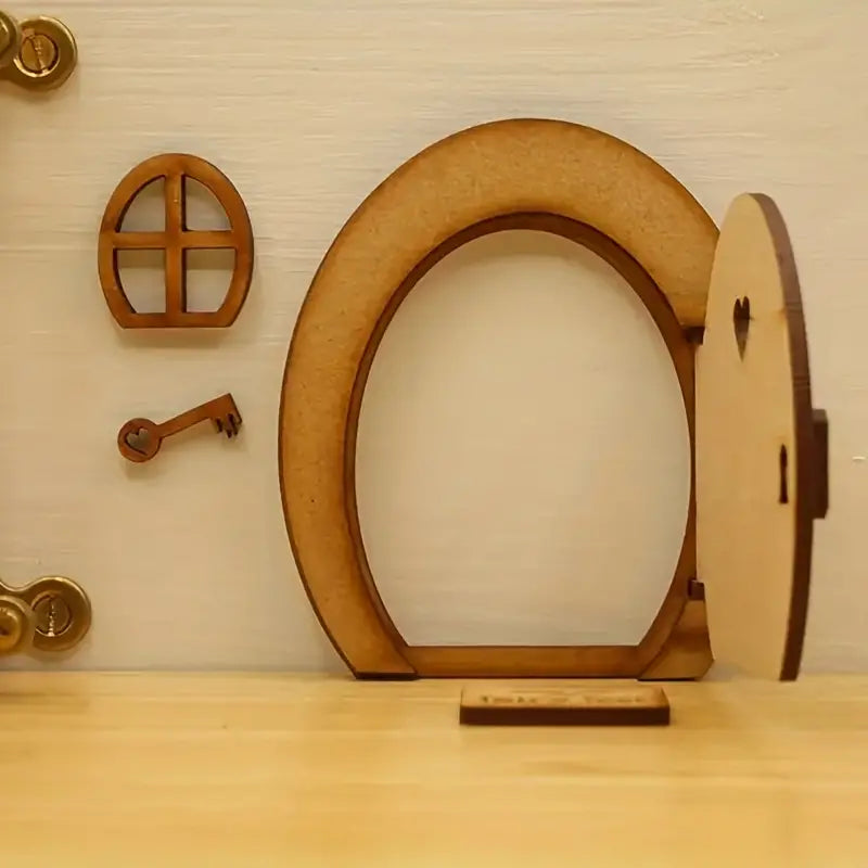 Miniature Wood Elf Door Fairy