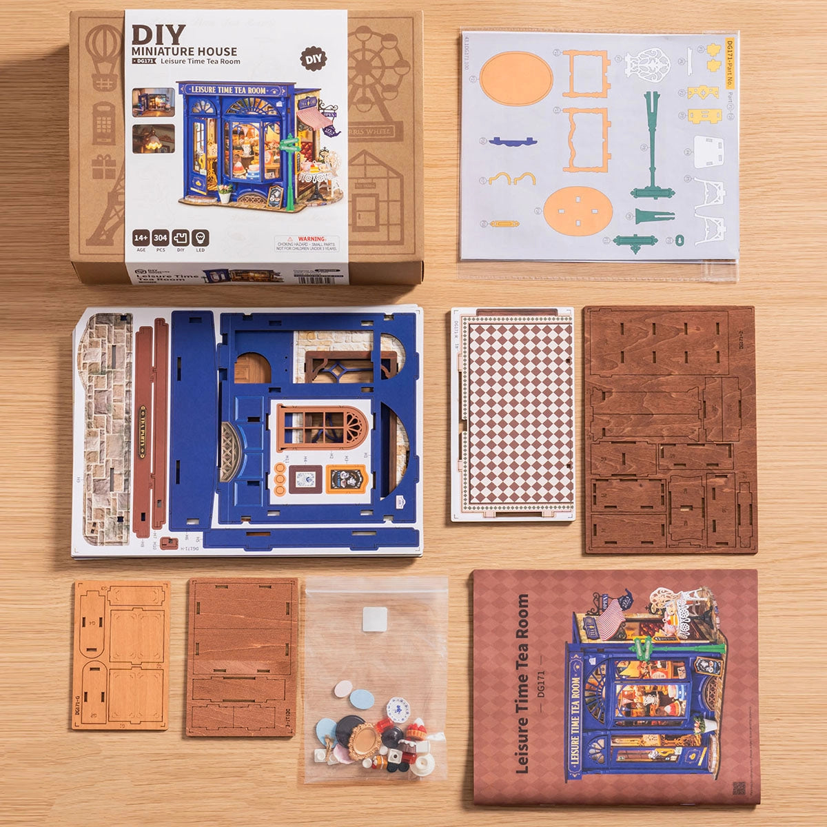Rolife DIY Miniature House - Leisure Time Tea Room DG171