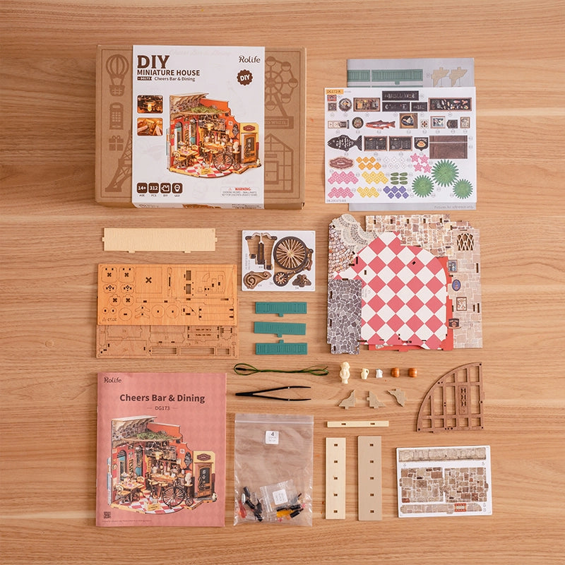 Rolife DIY Miniature House - Cheers Bar & Dining DG173