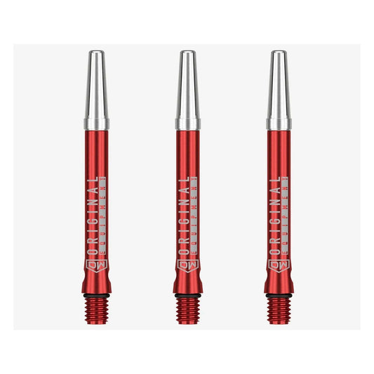 DW Top Spin Grooved Shafts - Red Midi
