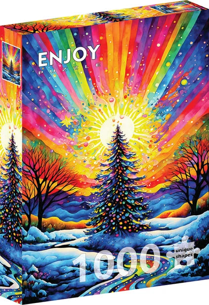 1000 Piece  Christmas Tree Celebration
