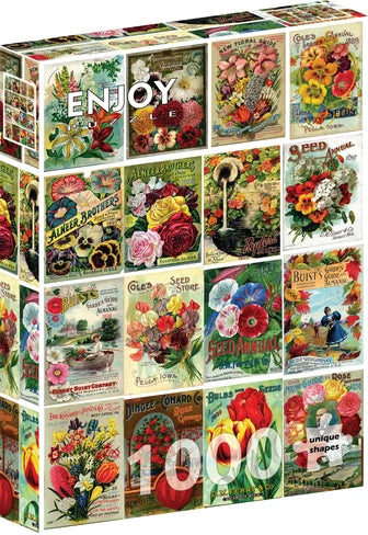 Vintage Flower Seed Packets