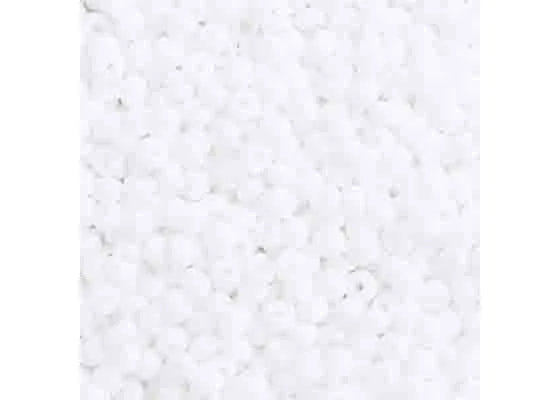 CZECH SEED BEAD APX 22G VIAL 10/0 OPAQUE WHITE