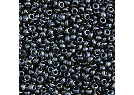 CZECH SEED BEAD APX 22G VIAL 10/0 METALLIC GUNMETAL