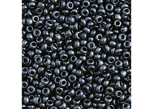 CZECH SEED BEAD APX 22G VIAL 10/0 METALLIC GUNMETAL