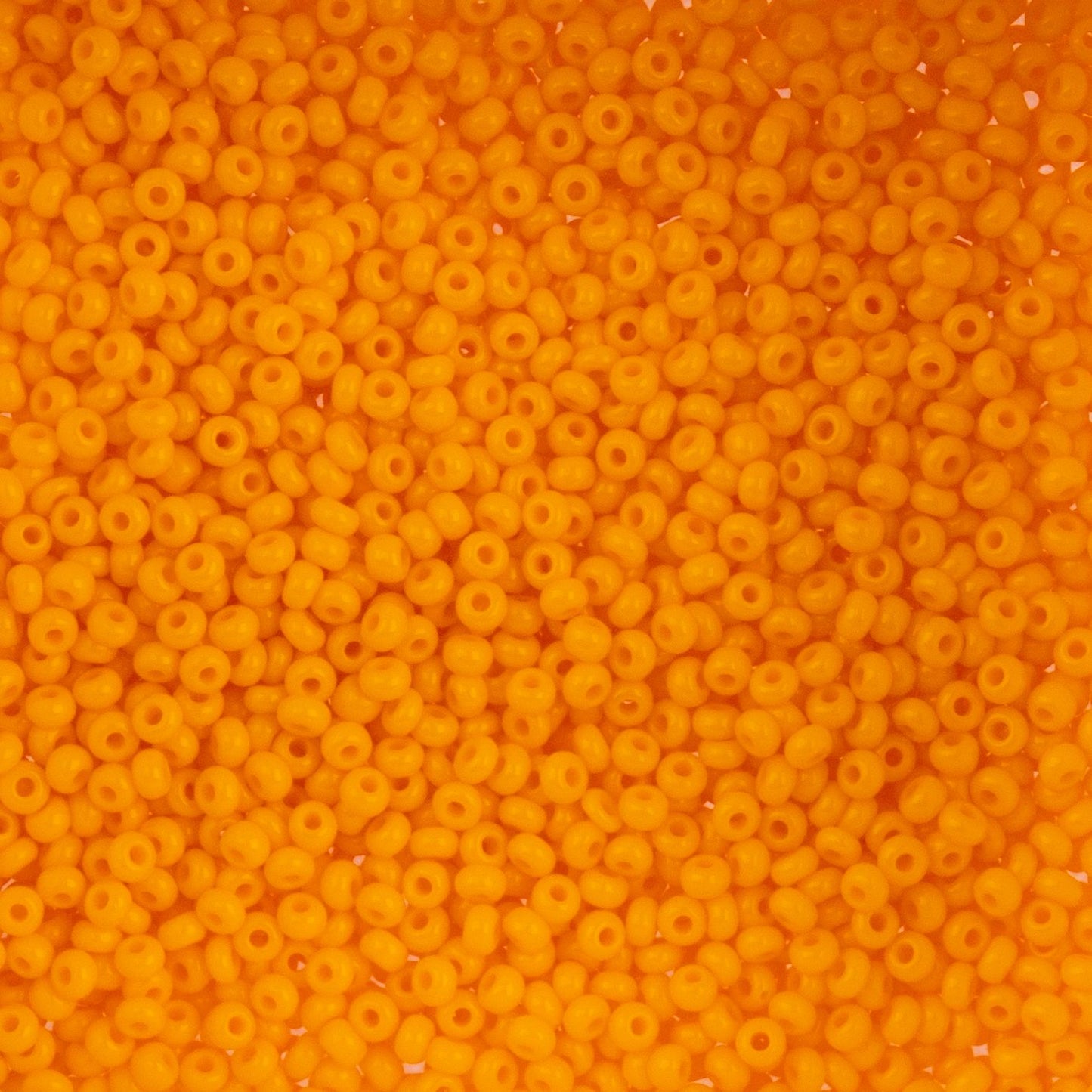 Czech Seed Beads 10/0 Vial Natural Opaque Light Orange apx. 22g