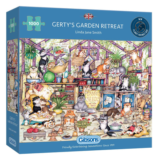 Gerty’s Garden Retreat 1000 Piece Jigsaw Puzzle