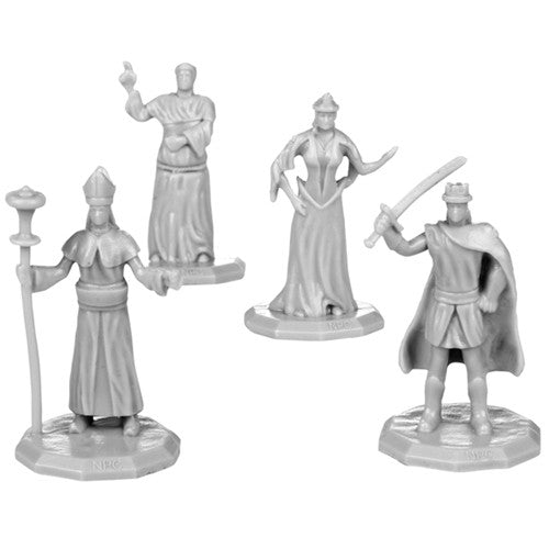Monster Townsfolk Minis: Unpainted - Nobility Collection (8)
