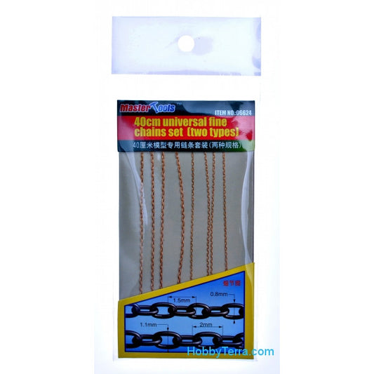 40cm universal fine chains set