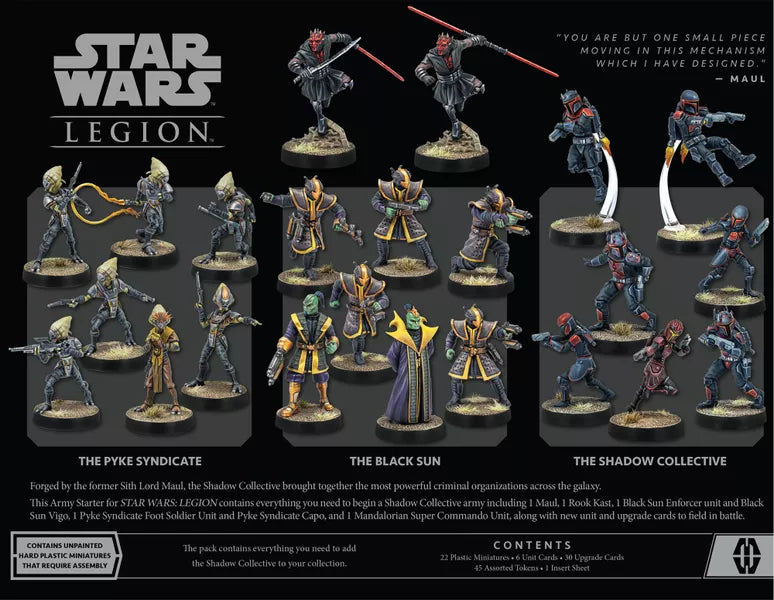 Star Wars: Legion: Shadow Collective Starter Set