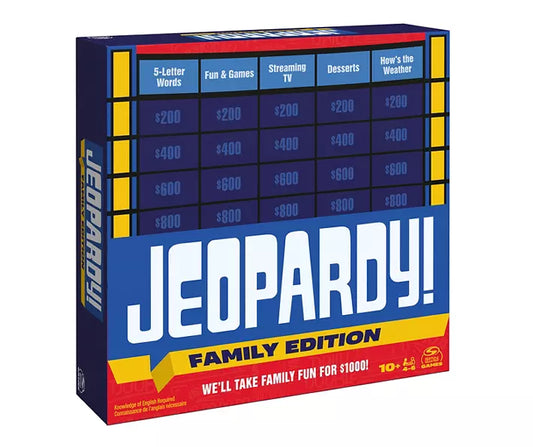 Jeopardy Family Edition