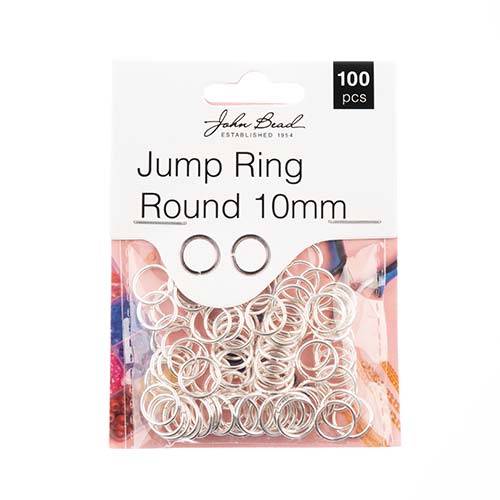 Must Have Findings - Jump Ring Round 10mm Silver 100pcs – Crafts N ...