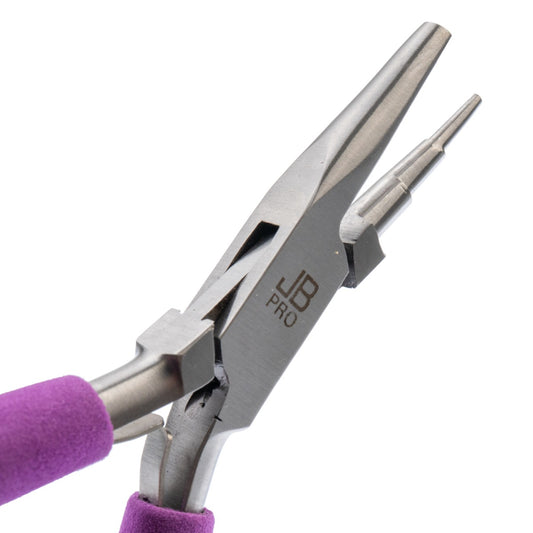JB PRO PLIER DELUXE CHAIN NOSE V 3 STEP - SMALL