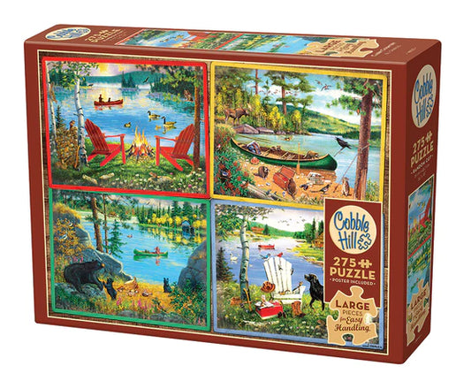 Cobble Hill Cabin Contry 275 Pc Puzzle