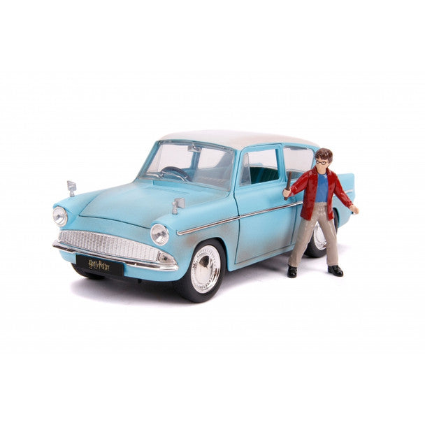 Jada Ford Anglia with Harry Potter Figure 19590 1/24