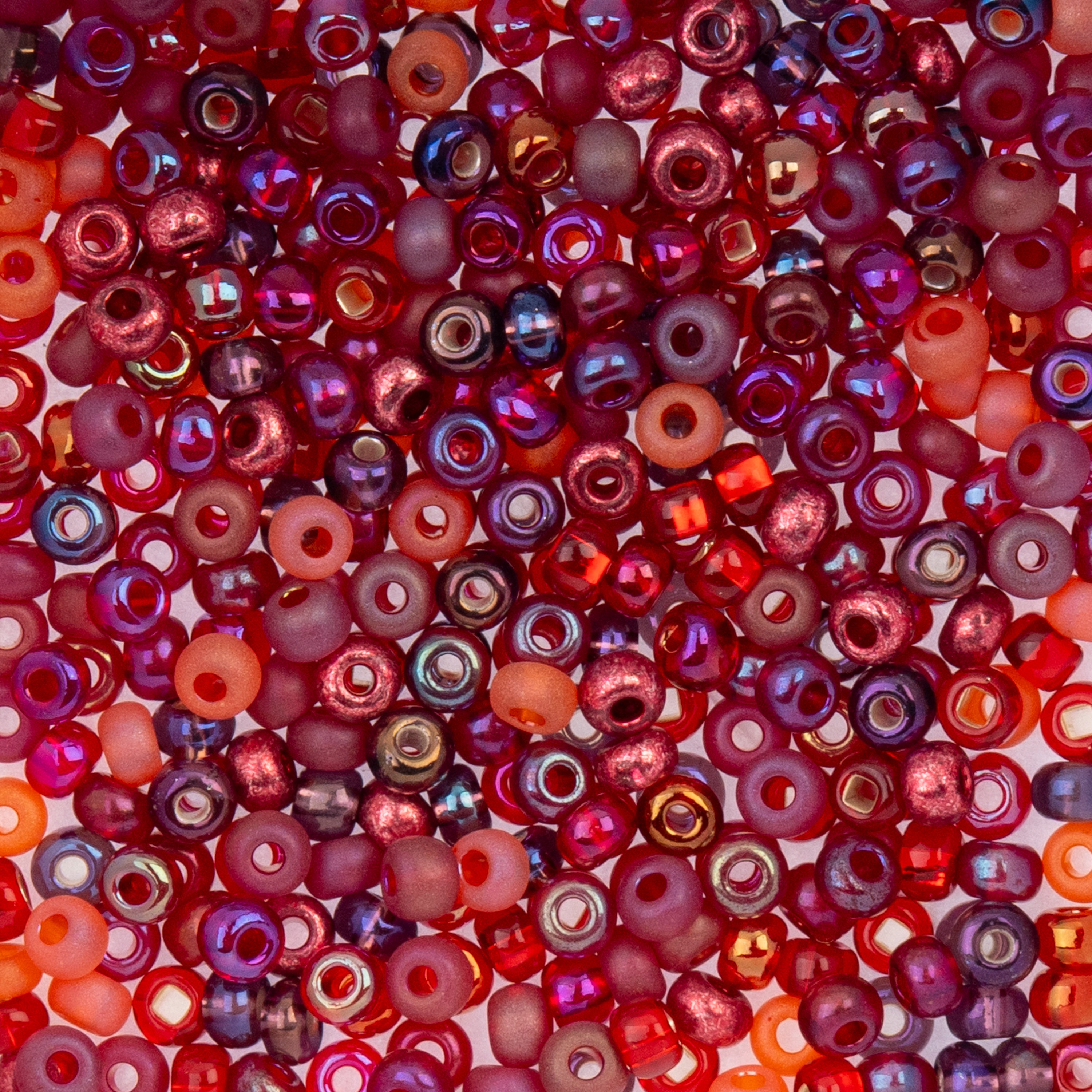 Czech Seed Beads apx. 22g Vial 6/0 Royal Ruby Mix – Crafts N' Things ...