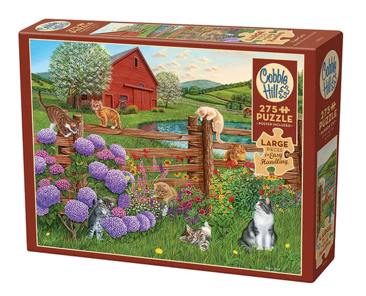 Cobble Hill Farm Cats 275 Pc Puzzle