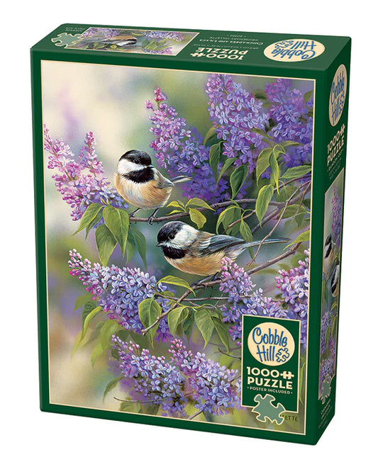 1000pc Puzzle Cobble Hill Chickadees and Lilacs