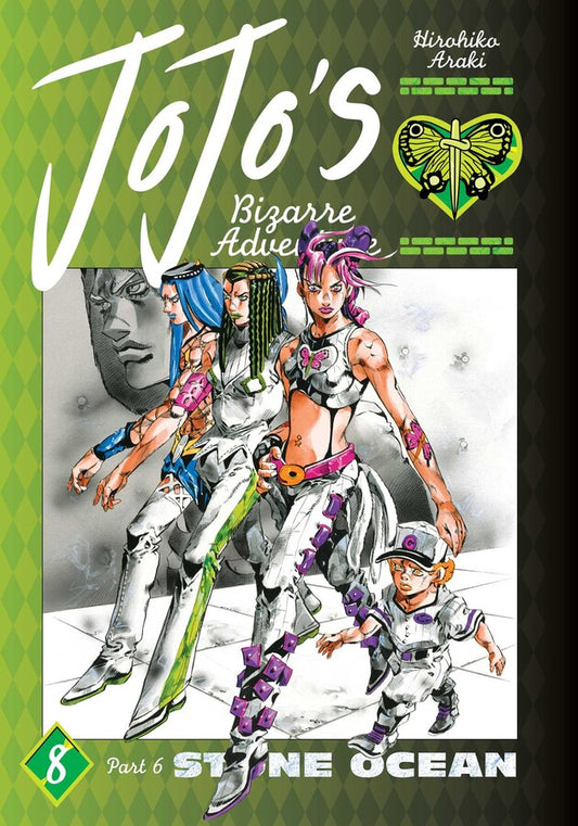JOJO'S BIZARRE ADVENTURE PART 6 STONE OCEAN VOL 8 HC