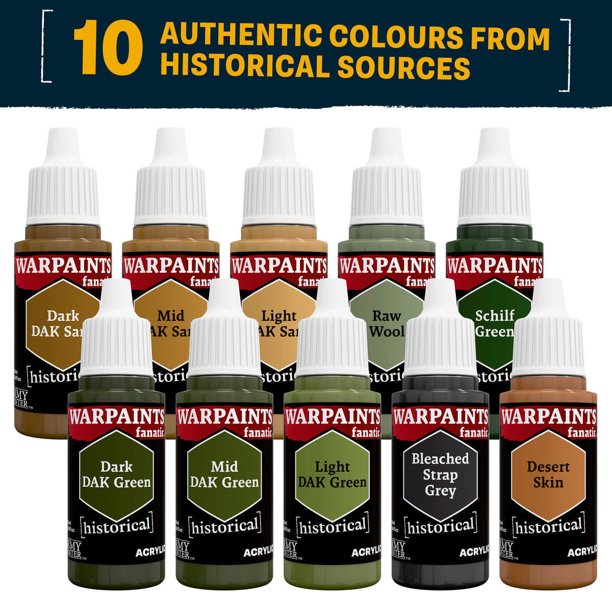 HISTORICAL: WWII GERMAN AFRIKA CORPS PAINT SET