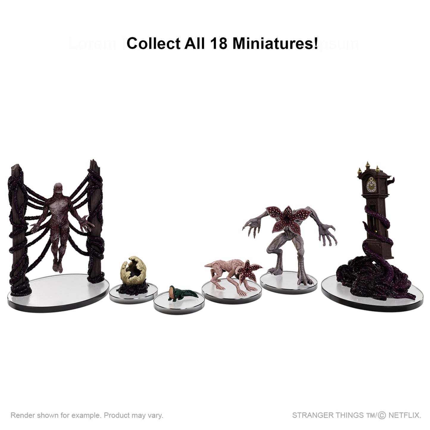 Dungeons & Dragons: Stranger Things: Pre-painted Miniatures