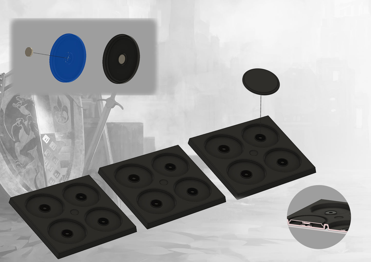 CONQUEST Magnetic Stands & Bases