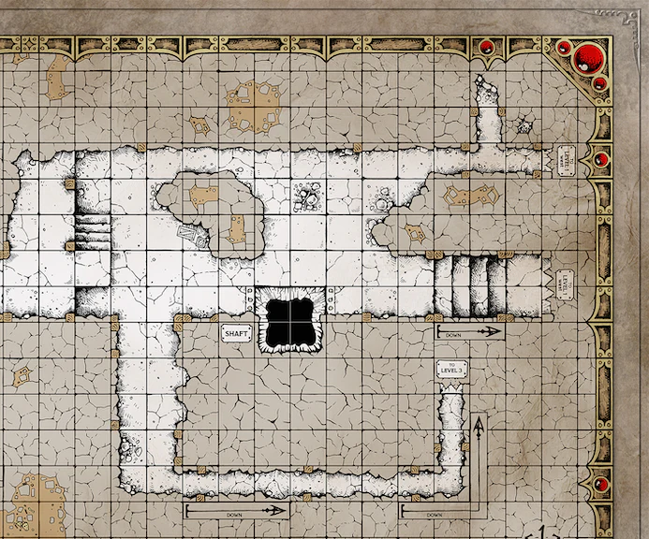 BEADLE & GRIMM'S DND DUNGEON MASTER'S GUIDE PREMIUM MAP