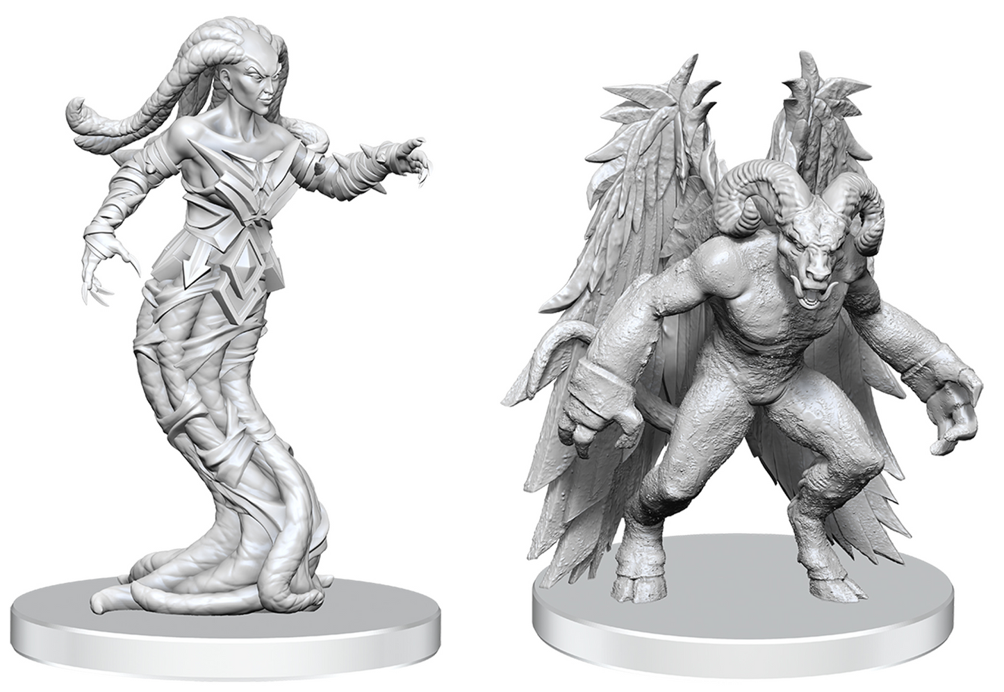 PF UNPAINTED MINIS WV27 GYLOU (HANDMAIDEN DEVIL) & FERRUGON (RUST DEVIL)