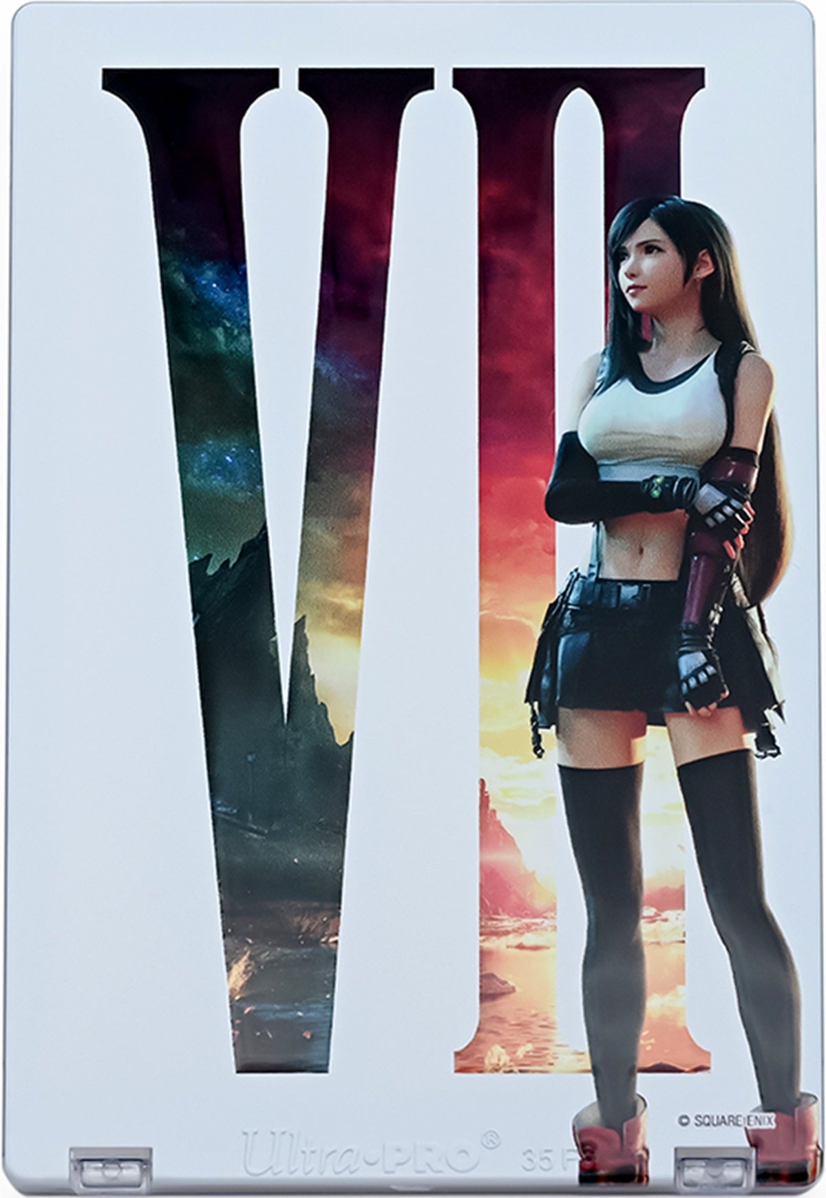 FINAL FANTASY 1TOUCH 35PT EDGE  BLACK FRONT DESIGN