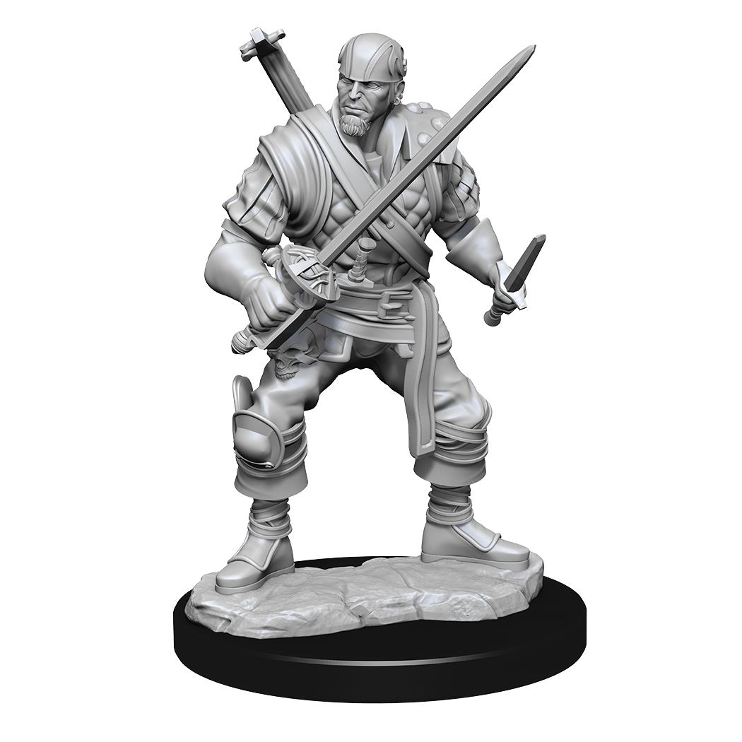 DND UNPAINTED MINIS WV15 HUMAN BARD MALE