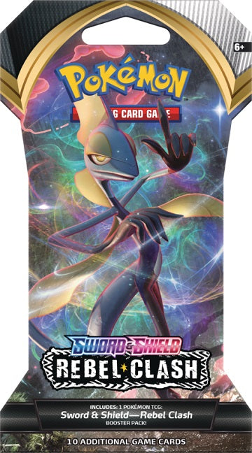 SLEEVED POKEMON SWSH2 REBEL CLASH BOOSTER