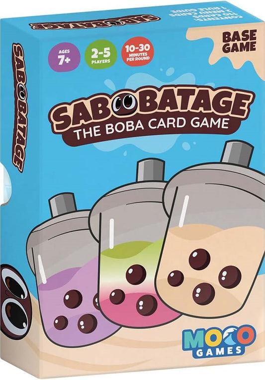 SABOBATAGE THE BOBA CARD GAME 3RD EDITION