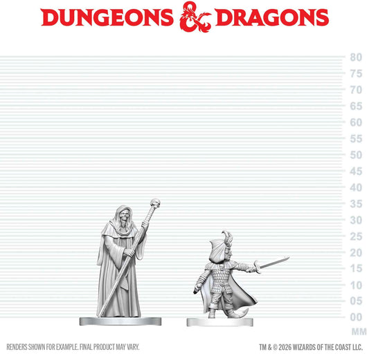 DND UNPAINTED MINIS WV29 CULTIST OF BHAAL & CULTIST OF MYRKUL