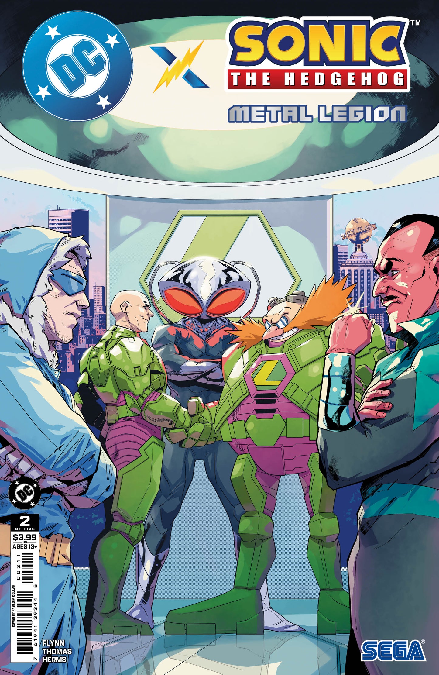 DC X SONIC THE HEDGEHOG: METAL LEGION