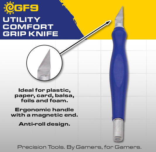 HOBBY TOOLS: UTILITY COMFORT GRIP KNIFE