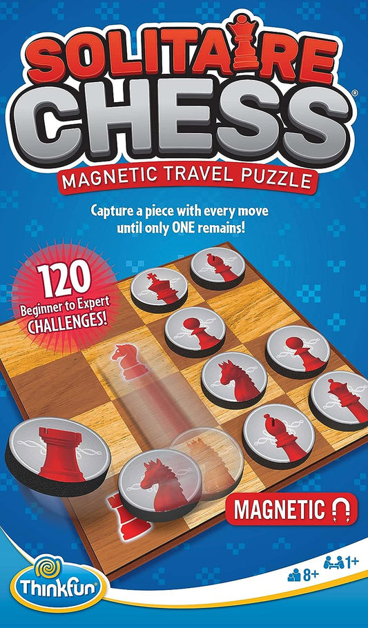 SOLITAIRE CHESS MAGNETIC TRAVEL PUZZLE