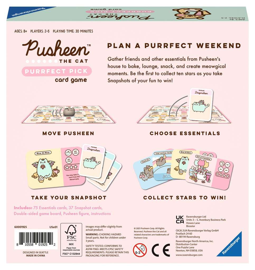 PUSHEEN CARD GAME