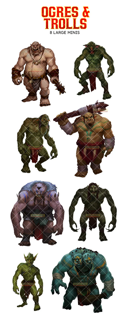 SKINNY MINIS OGRES & TROLLS