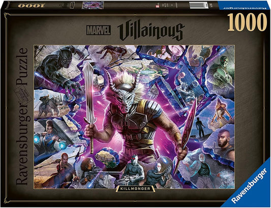 MARVEL VILLAINOUS: KILLMONGER 1000PC PUZZLE