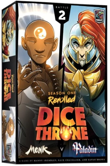 DICE THRONE S1R BOX 2 MONK VS PALADIN