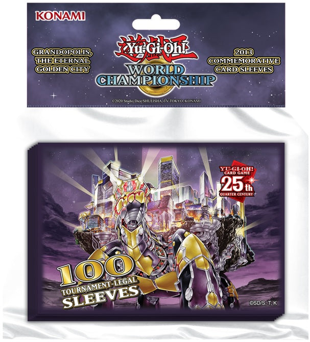 YGO WORLD CHAMP GRANDOPOLIS ETERNAL GOLDEN CITY CARD SLEEVES