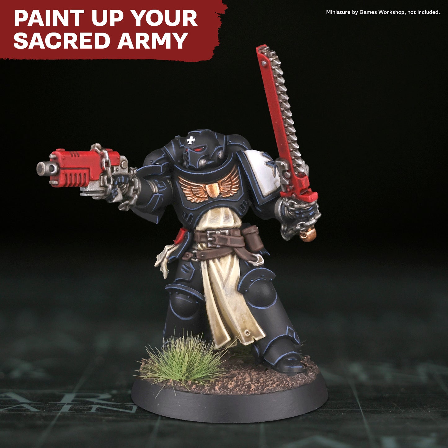 COMBAT SE7ENS: BLACK RELIC ARMOUR PAINT SET