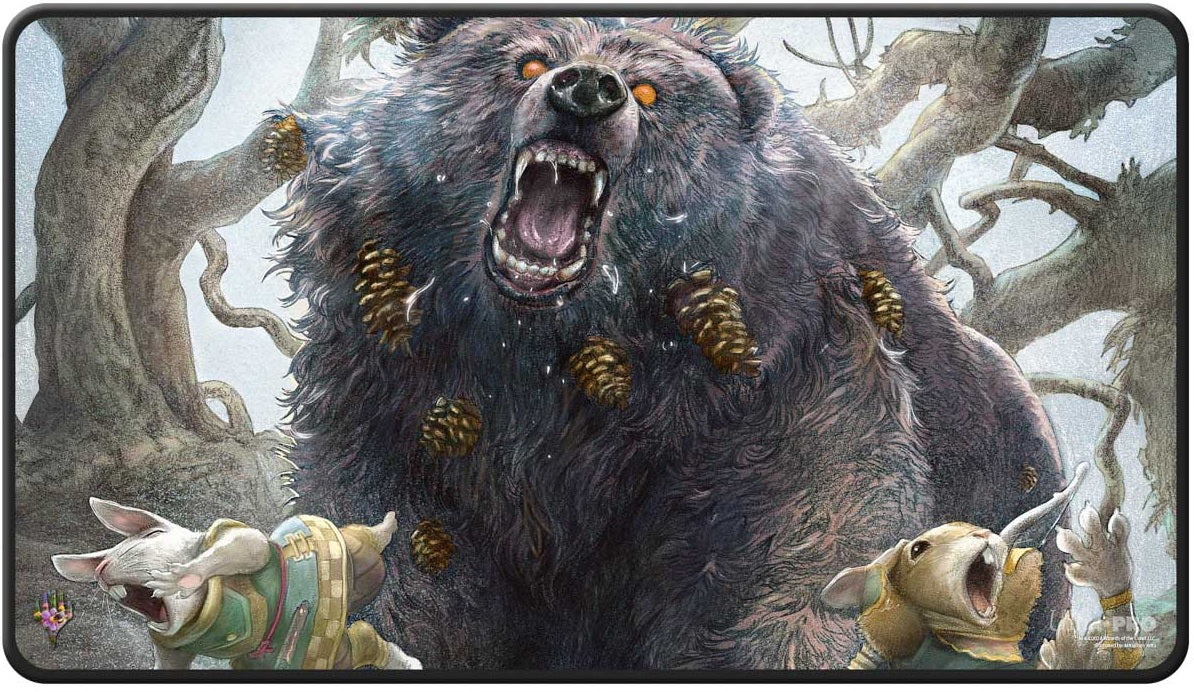 Playmat: Magic the Gathering: Bloomburrow: Black Stitched Artist 2