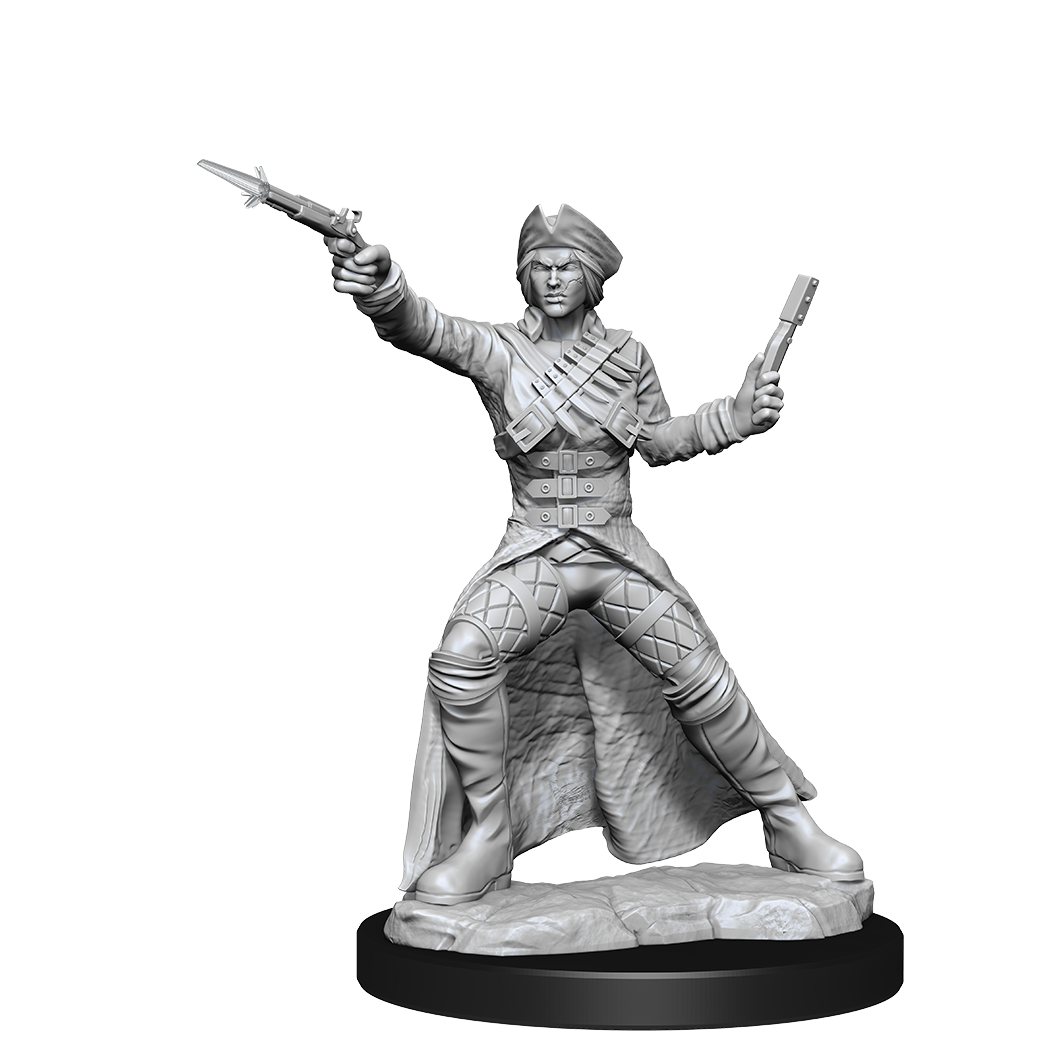 WIZKIDS UNPAINTED MINIS WV15 BOUNTY HUNTER/OUTLAW