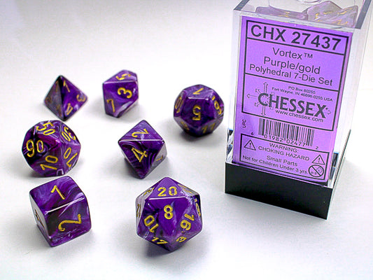 VORTEX 7-DIE SET PURPLE/GOLD