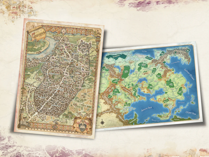 BEADLE & GRIMM'S DND DUNGEON MASTER'S GUIDE PREMIUM MAP